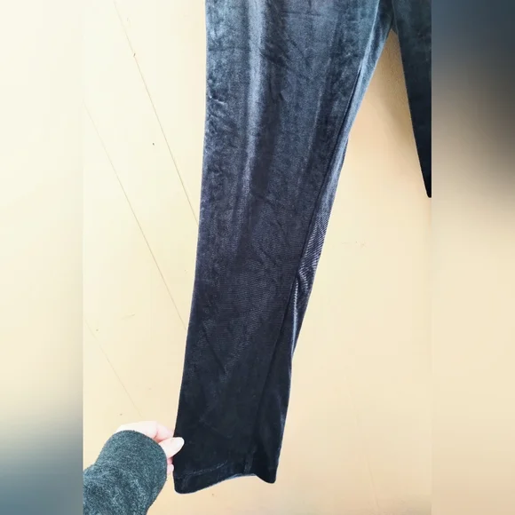 Jules & Leopold Midnight Blue Velvet Pants With Pockets And Tie Belt Size Small - Picture 7 of 10